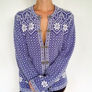 Croft&Barrow winter snowflake cardigan sweater